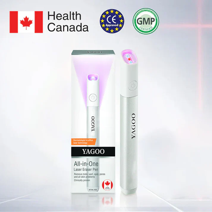 Yagoo™Canada latest All-in-One CO₂ Laser Eraser Pen | Removes Moles, Warts, Skin Flaws & Pigmentation