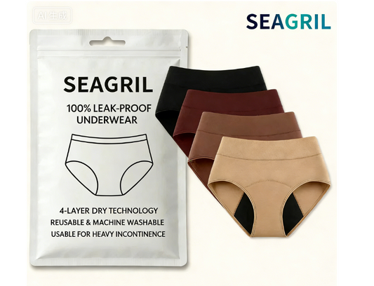 SEAGRIL™ Medical-Grade Leak-Proof Underwear Finally Stay Dry, Odor-Free, and Confident All Day