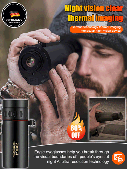 🔥Only a few full sets❤️German-engineered thermal imaging technology. ✨Detects heat signatures up to 1200 yards away Instantly. ﻿