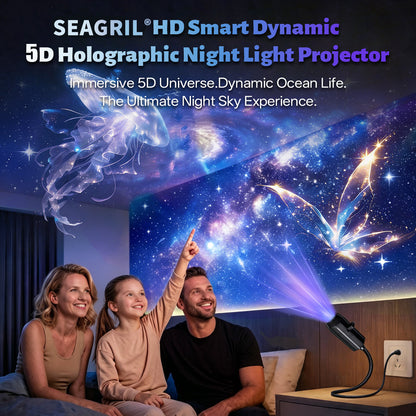 SEAGRIL® 🥽𝐍𝐄𝐗𝐓-𝐆𝐄𝐍 𝐒𝐌𝐀𝐑𝐓 𝐏𝐑𝐎𝐉𝐄𝐂𝐓𝐈𝐎𝐍 𝐇𝐃 𝐒𝐦𝐚𝐫𝐭 𝐃𝐲𝐧𝐚𝐦𝐢𝐜 𝟓𝐃 𝐇𝐨𝐥𝐨𝐠𝐫𝐚𝐩𝐡𝐢𝐜 𝐍𝐢𝐠𝐡𝐭 𝐋𝐢𝐠𝐡𝐭 𝐏𝐫𝐨𝐣𝐞𝐜𝐭𝐨𝐫